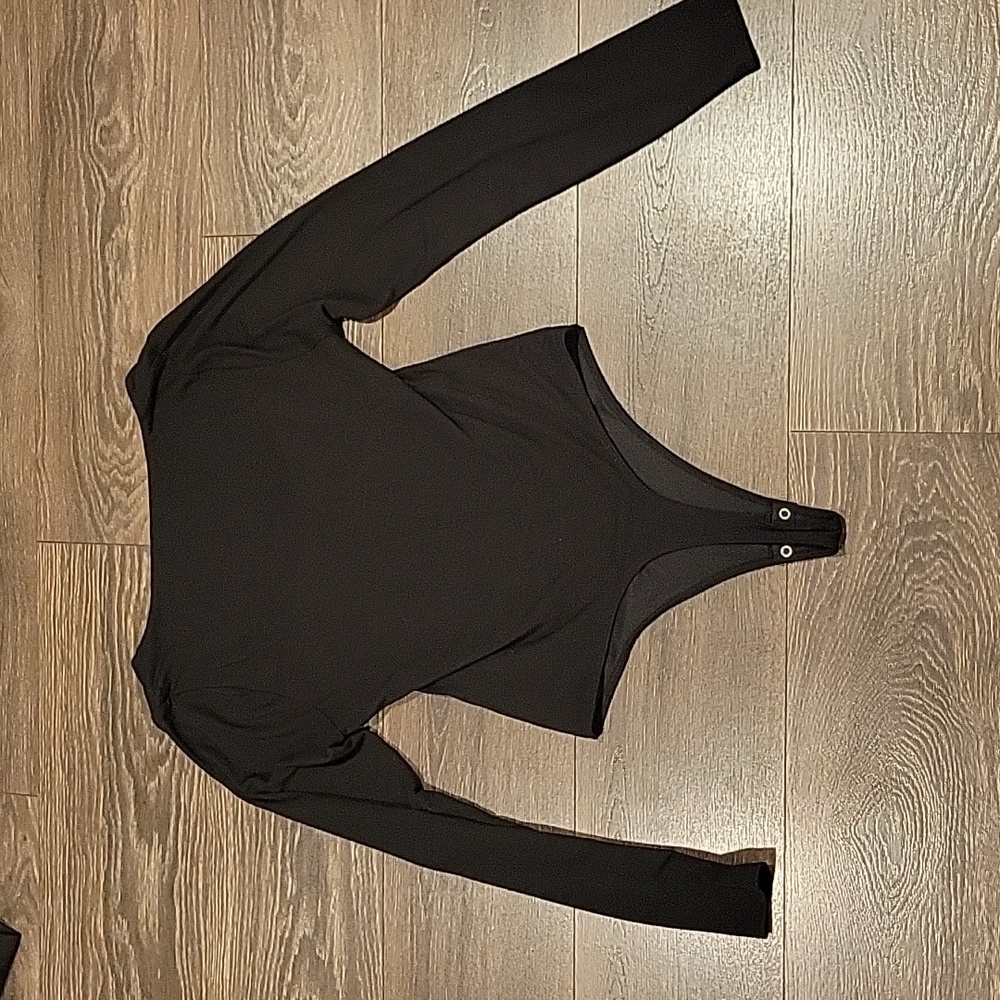 ❤️ NWOT! GOOD AMERICAN U RING LONG SLEEVE BODYSUIT, 3 (LARGE) - Picture 9 of 12